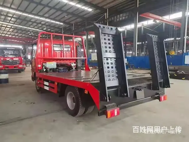 蓝牌重汽豪曼单桥平板车平板拖车 优惠多多 - 图片 3