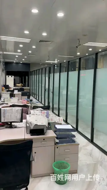玻璃隔断办公室玻璃墙铝合金隔断百叶隔断 - 图片 3