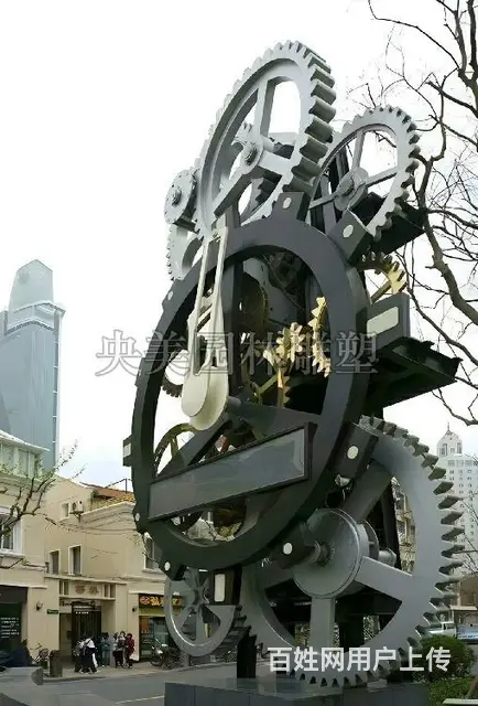 大齿轮制作雕塑,景观齿轮雕塑制作厂家 - 图片 1