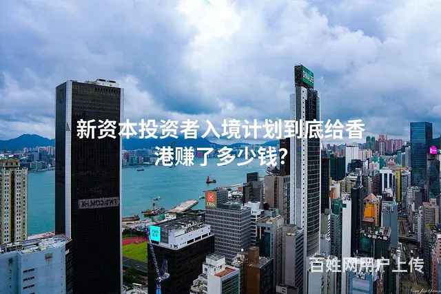 新资本投资者入境计划到底给香港赚了多少钱 - 图片