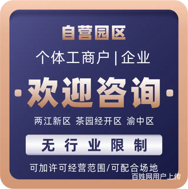 重庆自营园区集群注册代理记账渝中两江经开 - 图片