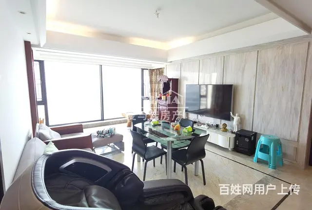 看湾景正规三房，大客厅，全景落地窗，温泉入户拎包入住 - 图片 1