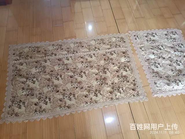 35耦合色编织《沙发垫》一大一小两块。大块尺寸：1 - 图片 1