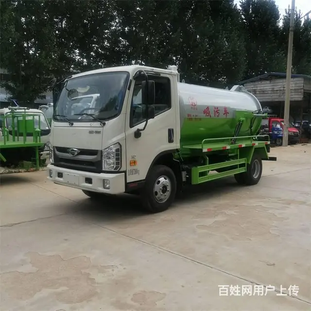 聊城东风柴油六轮吸粪车 养殖场环卫抽粪车批发 - 图片 5