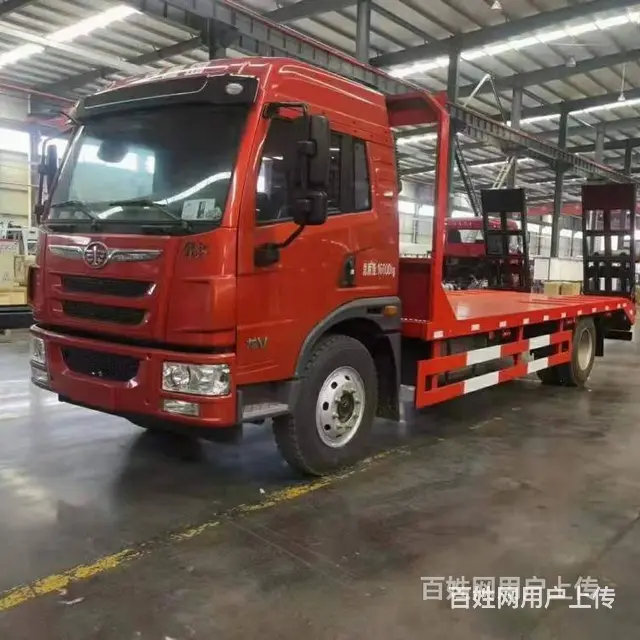 国六解放龙V黄牌单桥挖机拖车 挖机板车 年底优惠 - 图片 9