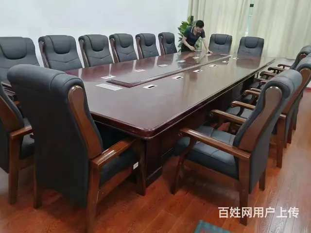 会议桌办公沙发快递柜培训桌办公家具文件柜高低床 - 图片 1