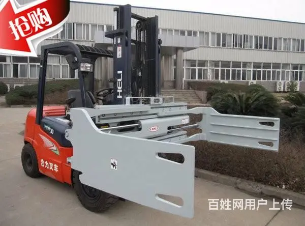 转二手废纸抱夹叉车-合力3吨圆夹抱叉车-纸卷夹抱车 - 图片 2