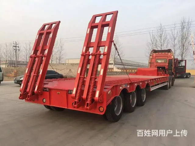 全车定制挖掘机拖板车 2桥3桥 - 图片 3