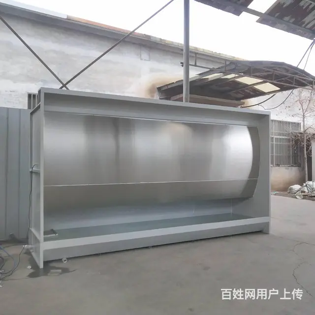工厂直供青岛广告公司喷绘招牌漆雾净化水帘柜定制 - 图片 1