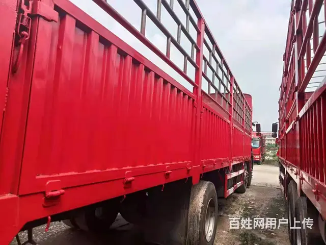 国五前四后四高栏车245马力9米6货厢江淮 - 图片 4