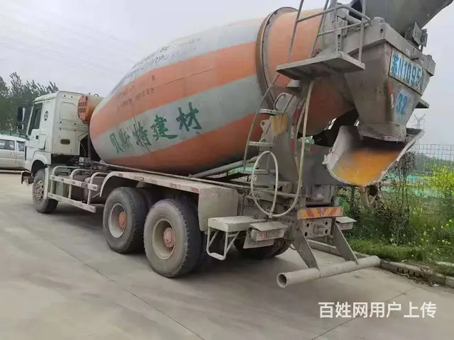 二手豪沃搅拌车，后八轮搅拌车，大12方搅拌车，国四 - 图片 3