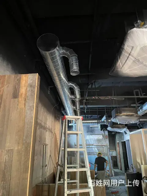 香洲排油烟系统油烟管道制作安装饭店排油烟风机维修 - 图片 1
