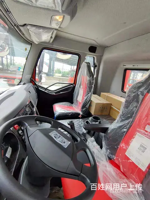 国六解放小三轴拖板车 平板拖车包上牌多少钱 - 图片 11