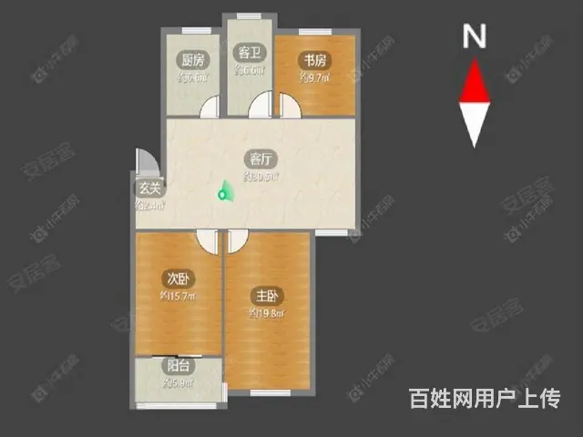 价格可以谈，新北万达旁边嘉顺花园精装三房，拎包入住，随时看房 - 图片 10