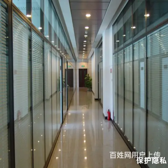 河北邯郸现代化装修选择磁控双玻百叶玻璃隔断 - 图片 2
