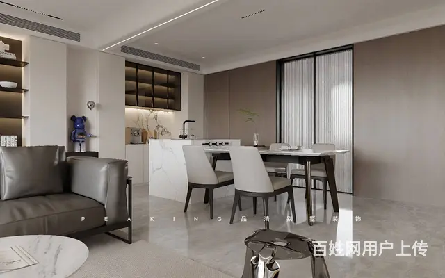 200㎡现代住宅设计，随光影流转 - 图片 10