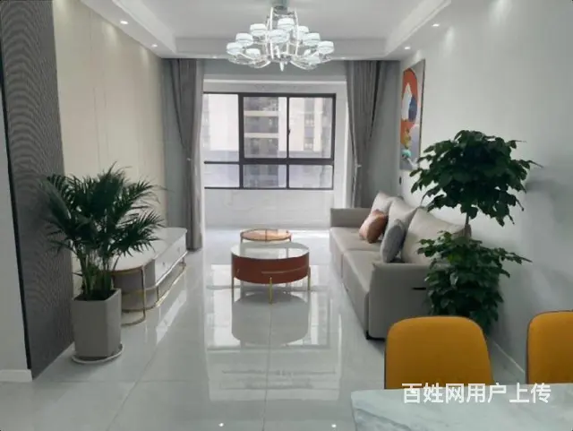 唐园北区，97平三开间朝南户型，精装未住 - 图片 1