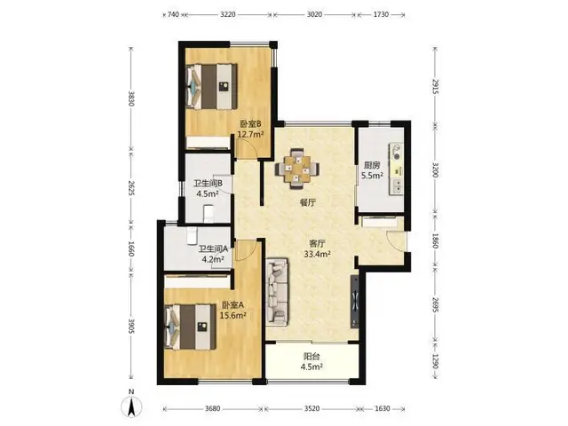 徐塘新村西侧库上二楼婚房装修，拎包入住，带一8平电瓶车库 - 图片 10