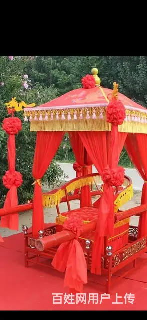 成都周边租花轿步撵大花轿，租喜轿轿夫，唢呐锣鼓 - 图片 2