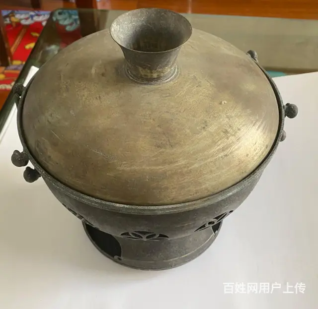 珍藏的清末民初白铜暖锅 - 图片 1