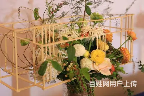 临沂插花开花店培训班 庆典婚礼插花速成学校 - 图片 3