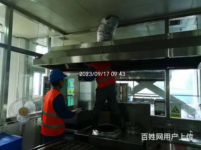 昆山淀山湖酒店商场排油烟管道清洗 资质齐全 - 图片 7