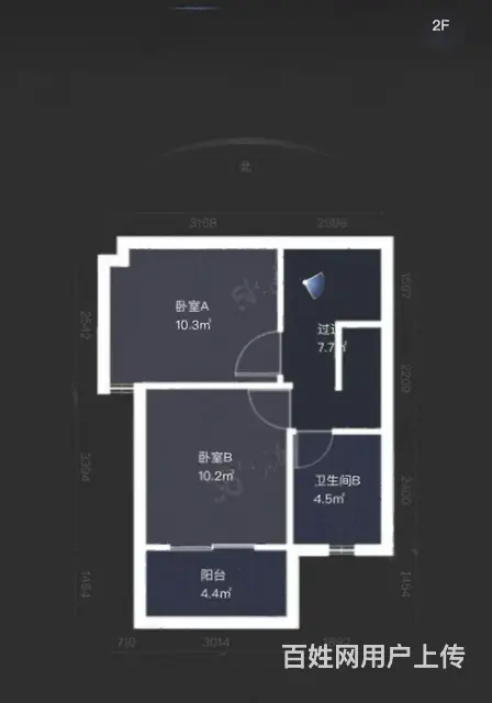 裕盛园两房 万象城地块 地铁口 电梯高层 朝南楼中 - 图片 10