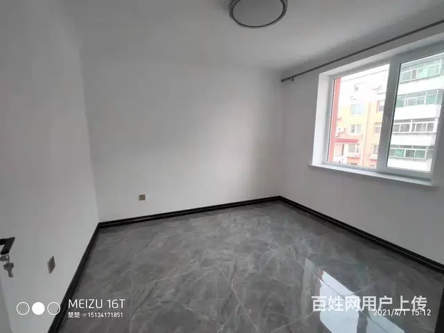 单洞小商品市场福伦小学中央北街文化里4楼57平南北新装地暖 - 图片 3