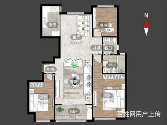 急置换！258w锦绣天地 中上纯毛坯一梯一户 可大刀随时看房 - 图片 10
