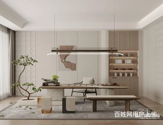 常州别墅装修：600㎡现代雅居，自然质朴的理想生活 - 图片 5