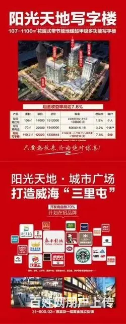威海三站，阳光天地高端写字楼 - 图片 5