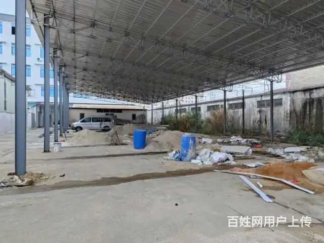 出租普宁里湖镇路边钢构铁皮仓库700多平方 - 图片