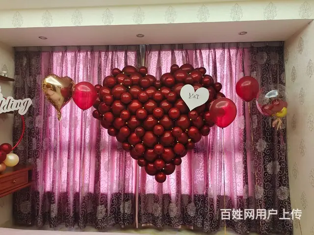 揭阳婚房布置 婚宴布置 结婚气球拱门 - 图片 9
