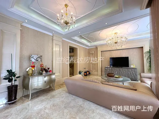 盛和双拼别墅  简欧浅色豪装带大花园 双车位私密性好 - 图片 6