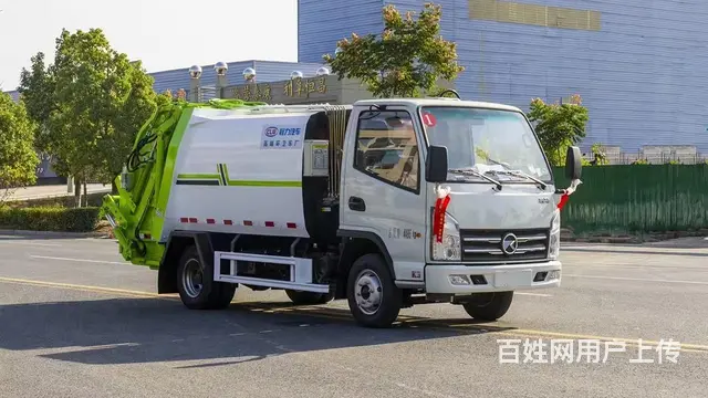 全新订单蓝牌 压缩垃圾车小区物业清洁车 价格要多少钱新车定制 - 图片 1