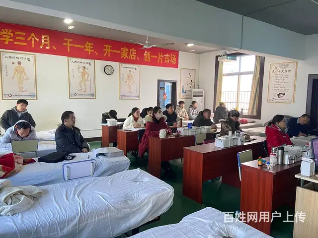 淮南零基础学中医艾灸推拿理疗到传古推拿培训学校 - 图片 1