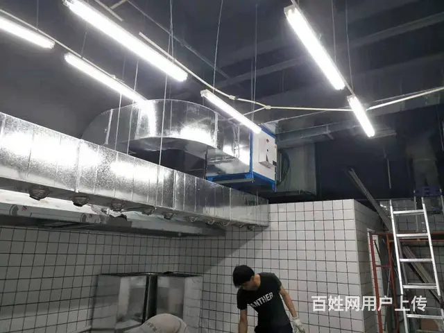 金湾排油烟风机油烟管道制作烤肉店上排烟系统设计安装 - 图片 5