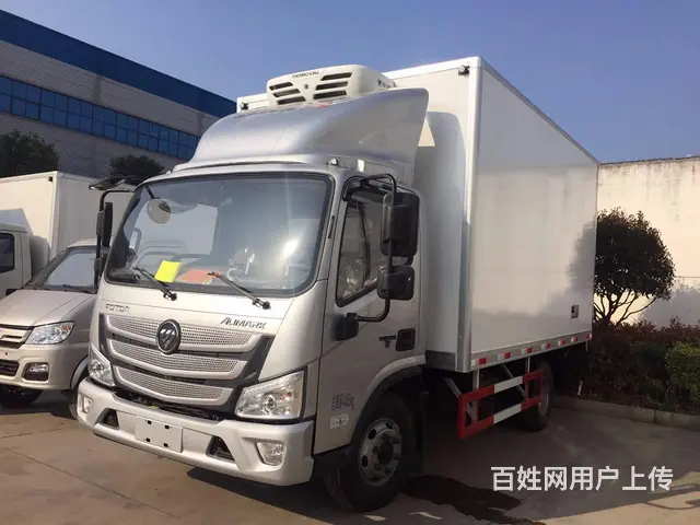 福田蓝牌4.2米厢式 康明斯发动机肉钩车冷藏车 - 图片 3