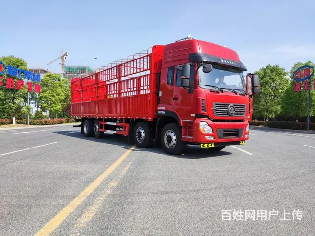 前四后六9.6米高栏货车 仓栏栅式载货运输车 哪里买划算 - 图片 2