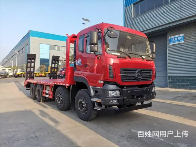 超划算前四后八 拉400挖机钩机平板车 现车可分期 - 图片 1
