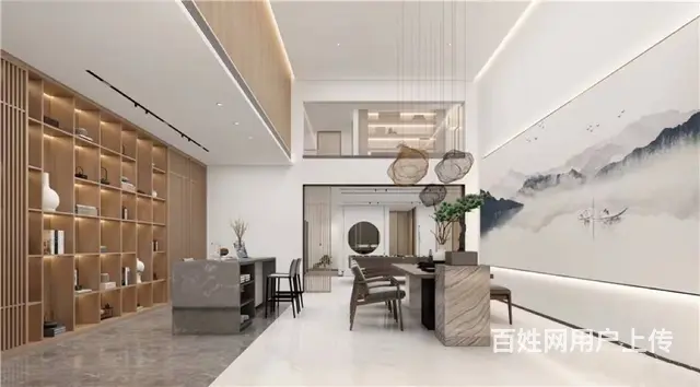 新中式风格480平米别墅装饰 - 图片 4