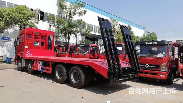 厂家直销35吨东风解放前四后八平板车优惠促销包送到 - 图片 5