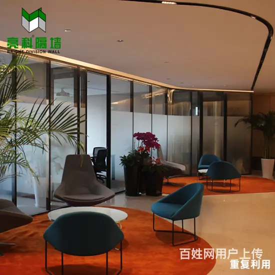 山东聊城玻璃隔断可拆卸后重复使用 - 图片 3