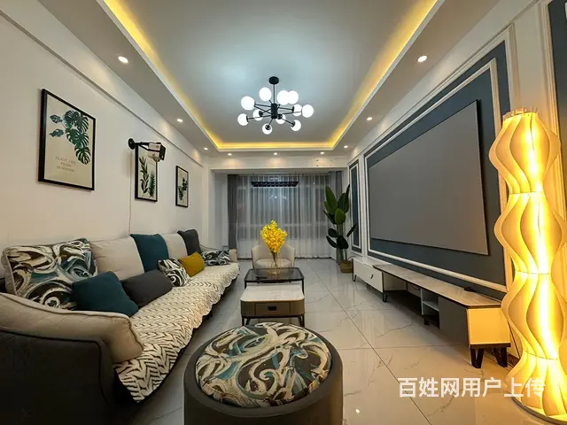 文祥豪府三期旁（凌河小区）二楼，两室通厅，100寸高清幕布， - 图片 3
