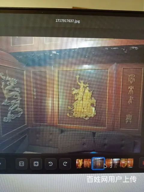 房子拆迁后拆下的东阳木雕装饰品 - 图片 2