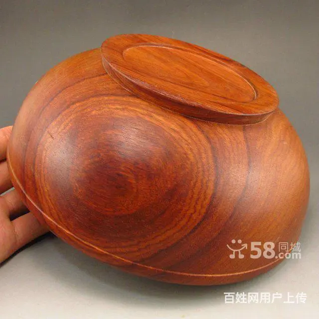 正宗海南西部黄花梨碗 - 图片 6