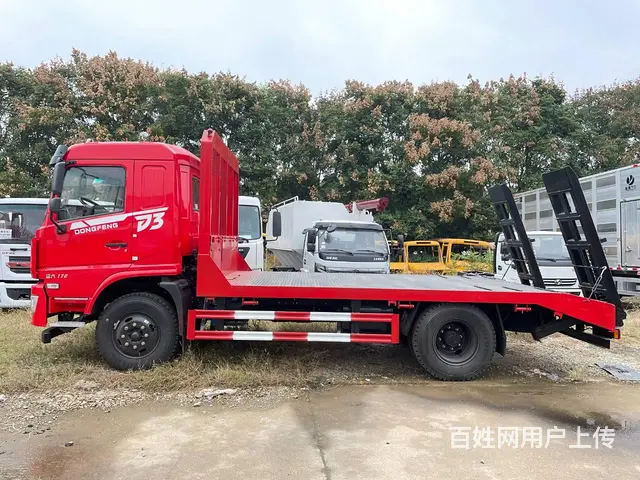 东风D3单桥挖机平板车 150挖机拖车 - 图片 11
