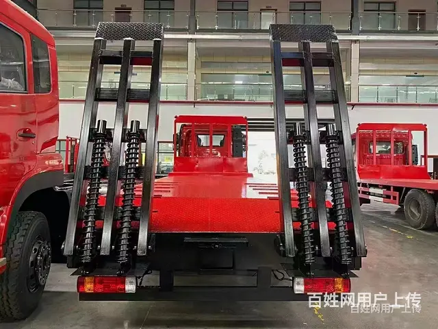 平顶山国六解放前四后四平板车150挖机神白平板车多少钱一台 - 图片 6