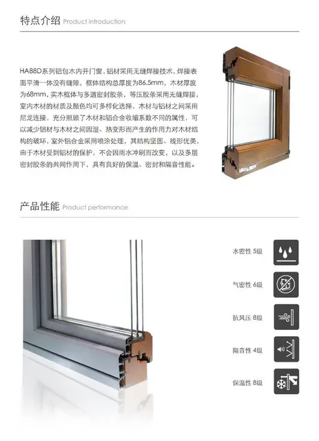 哈尔滨华兴铝包木门窗，隔音，密封，居家换窗优选 - 图片 4