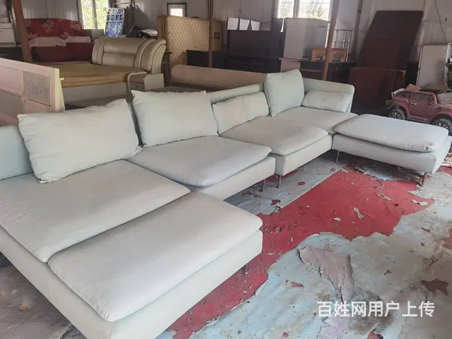 出售二手沙发，宜家布艺沙发4米 - 图片 2